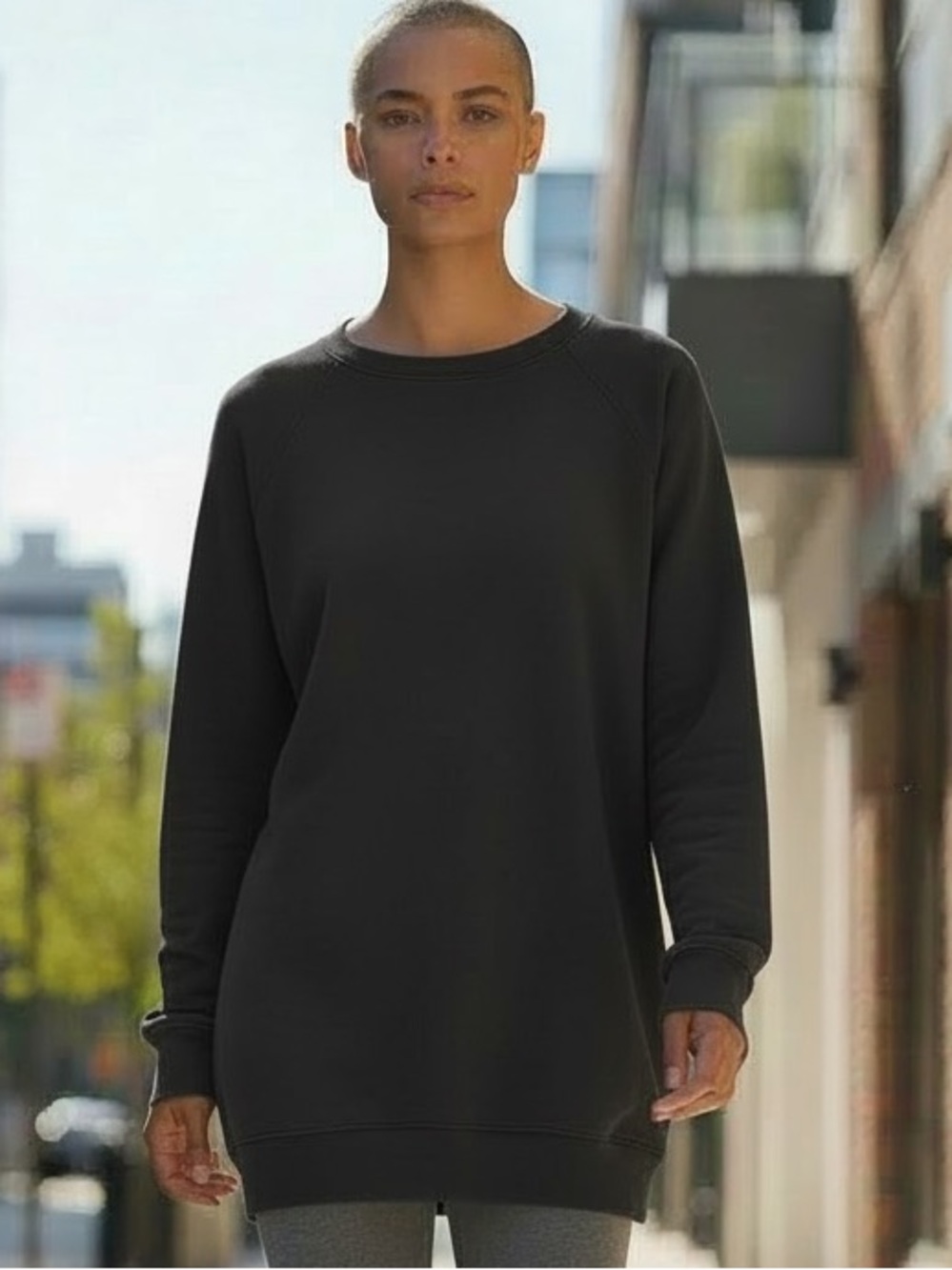 Offline by Aerie - Black Oversized Sweatshirt